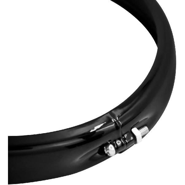 HDBUBALUS Headlight Trim Ring Head Lamp Decorate Ring Fit for Harley Softail Street Bob 2018-2024 1 Pc (Black)