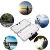 30 Grids Plastic Tackle Storage Luya Waterproof Fishing Box Fishhook Case Lure Case Bait Container