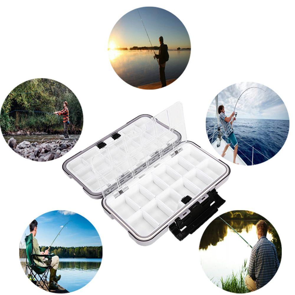 30 Grids Plastic Tackle Storage Luya Waterproof Fishing Box Fishhook Case Lure Case Bait Container