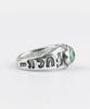 Sheen666 Turquoise Silver Ring F-Word Custom (B Type)