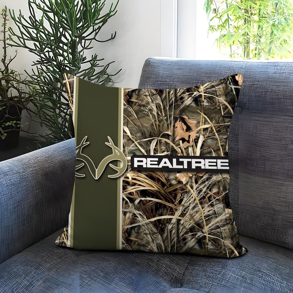 Cool R-Realtree Cushion Cover Comfortable Reversible Pillow Cover Ideal for Car Sofa Bedroom & Beyond