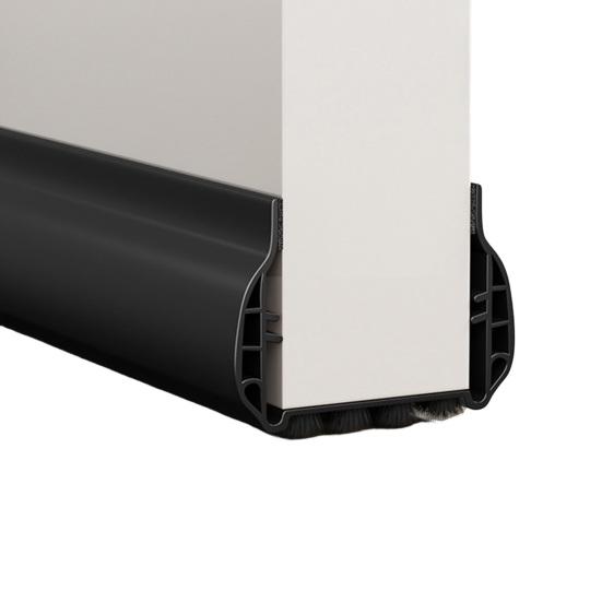 93CM Door Bottom Sealing Strip with Brush Under-Door Sweep Weather Stripping Light Noise Dust