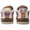 Li Ning Weiw Pro Skateboard Series Comfortable Versatile Non-Slip Durable Low-Top Skate Shoes Women Sneaker White Brown Purple AECU032-3