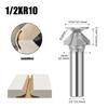 Efficient R10 Curved Cutting Router Bit Wear Resistant Chamfer Router Bit For Carpentry Cabinetmaking Projects