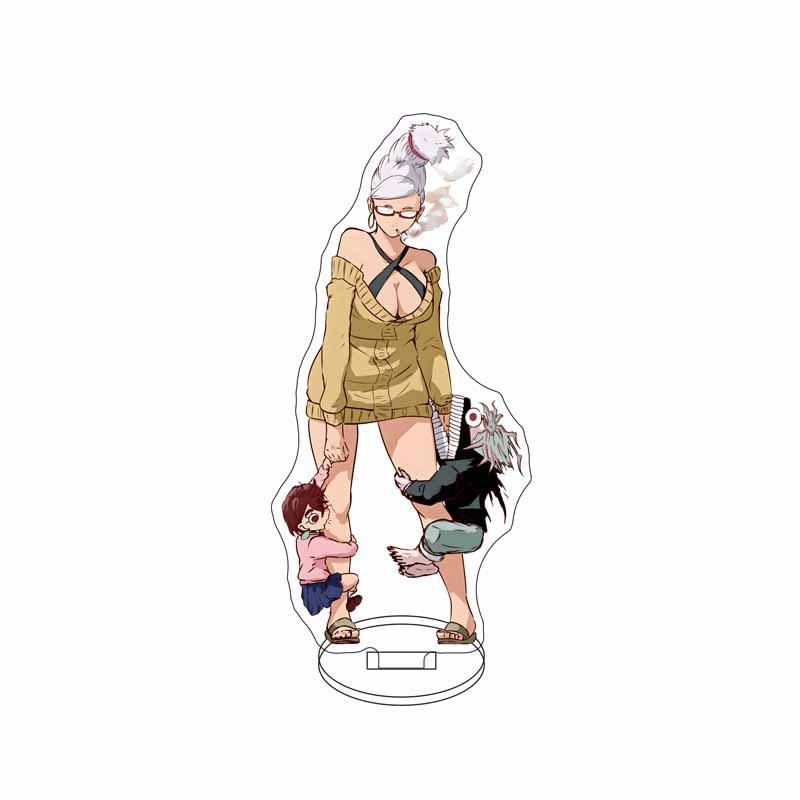 Anime Dandadan Cosplay Ayase Momo Takakura Ken Acrylic chain Stand Model 15cm Acrylic Stand Model Gifts For Fans Chain