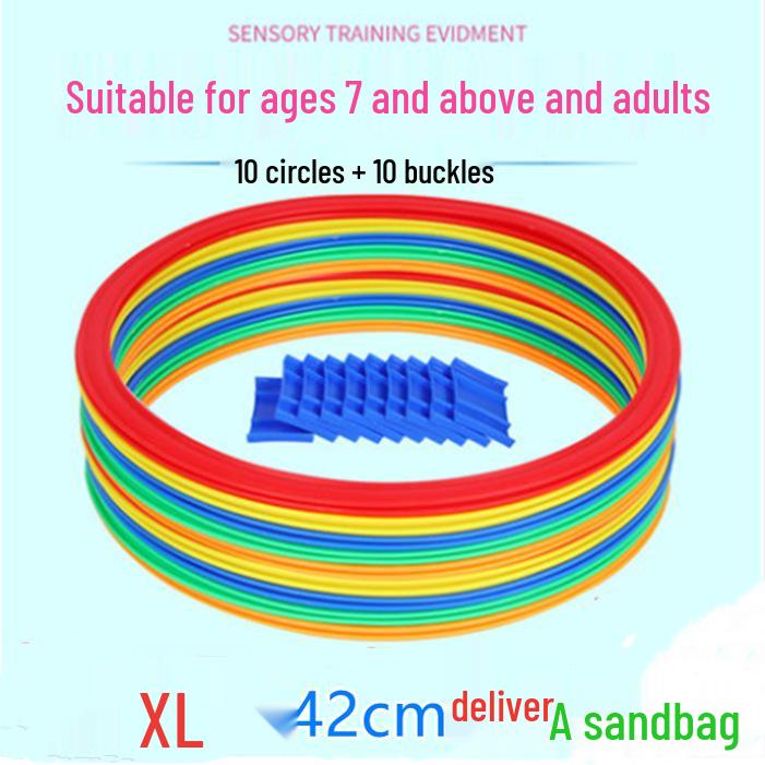 Children's Sensory Integration Hopscotch Rings - Outdoor Sports Toy for Kindergarten