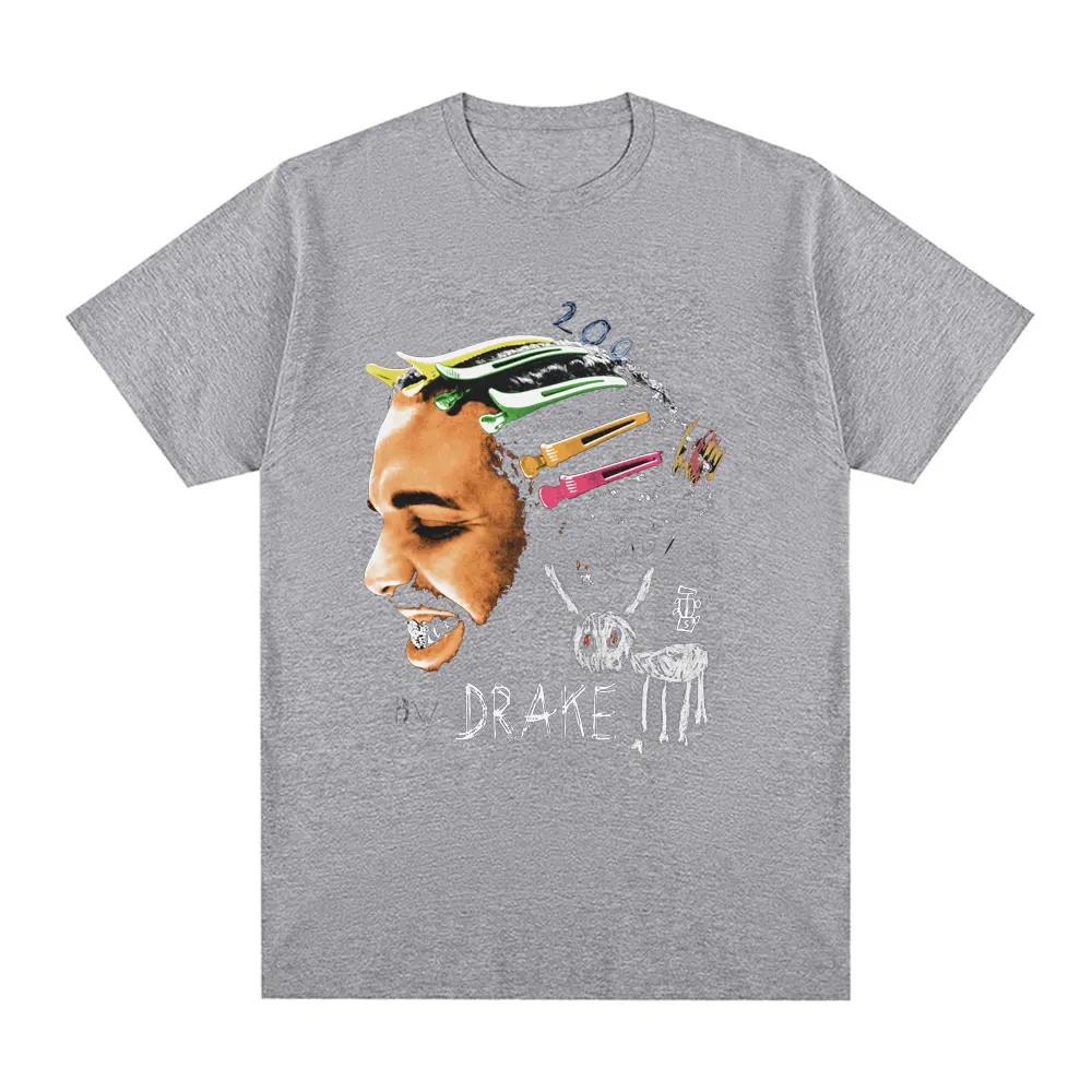 Rapper Drake for All The Dogs Graphic T-Shirt Fashion Hip Hop T Shirts 100% Cotton Casual Oversized Tee Shirt Streetwear