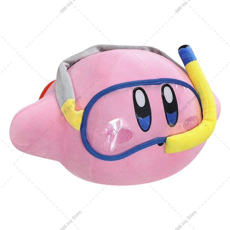 New Big Size Anime Star Kirby Diving Kirby Stuffed Peluche Plush High Quality Toys Christmas Birthday Great Gift 45x40x29CM