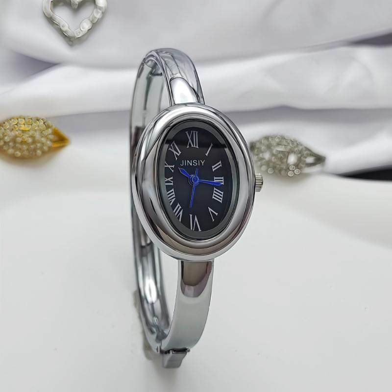 Famous Brand Gold Quartz Watch Women Bracelet Watches Fashion Oval Bathtub Shaped Wristwatches Dropshipping Clock Luxury Gifts