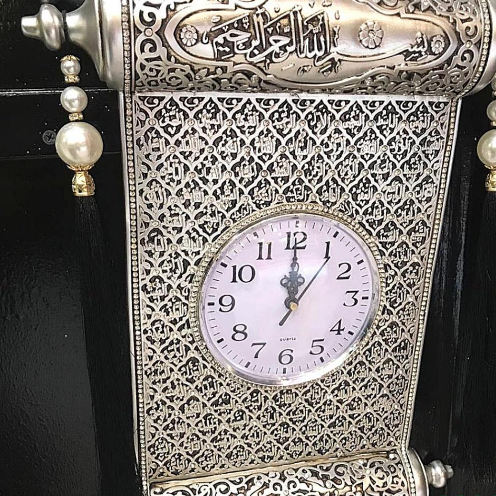 Edikt-Muster-Wanduhr | Wanddekoration im einzigartigen Stil | Islamische Wandkunst | Einzigartiges Geschenk für Zuhause | Islamische Wohnkultur | Wanduhr in Edikt-Form