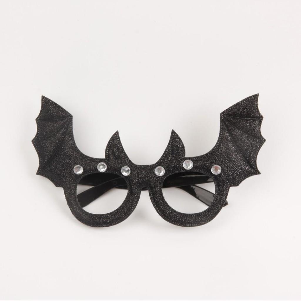 Halloween Photo Prop: Pumpkin, Witch Hat, Skull, and Ghost Party Glasses Frame Decoration
