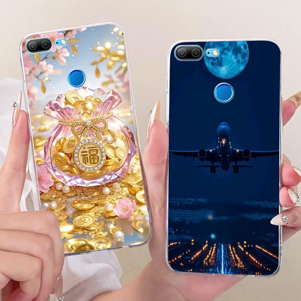 Transparent For Honor 9Lite LLD-L11 LLD-L21 Casing For Honor 9 Lite Case Cover Luxury Fashion Butterfly Funny Cute Painted