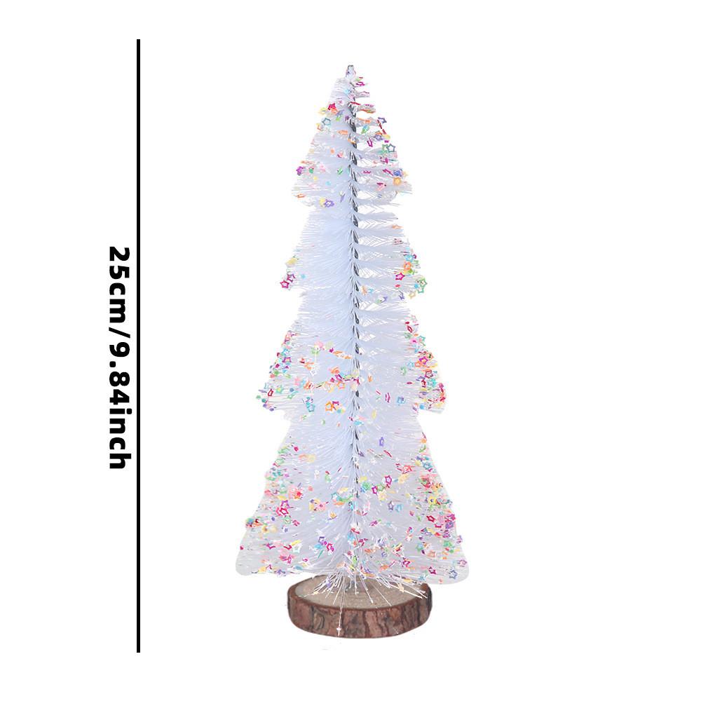 Mini Christmas Elegant Tree Decor Charming Star Shape Design Tabletop Display For Joy Holiday