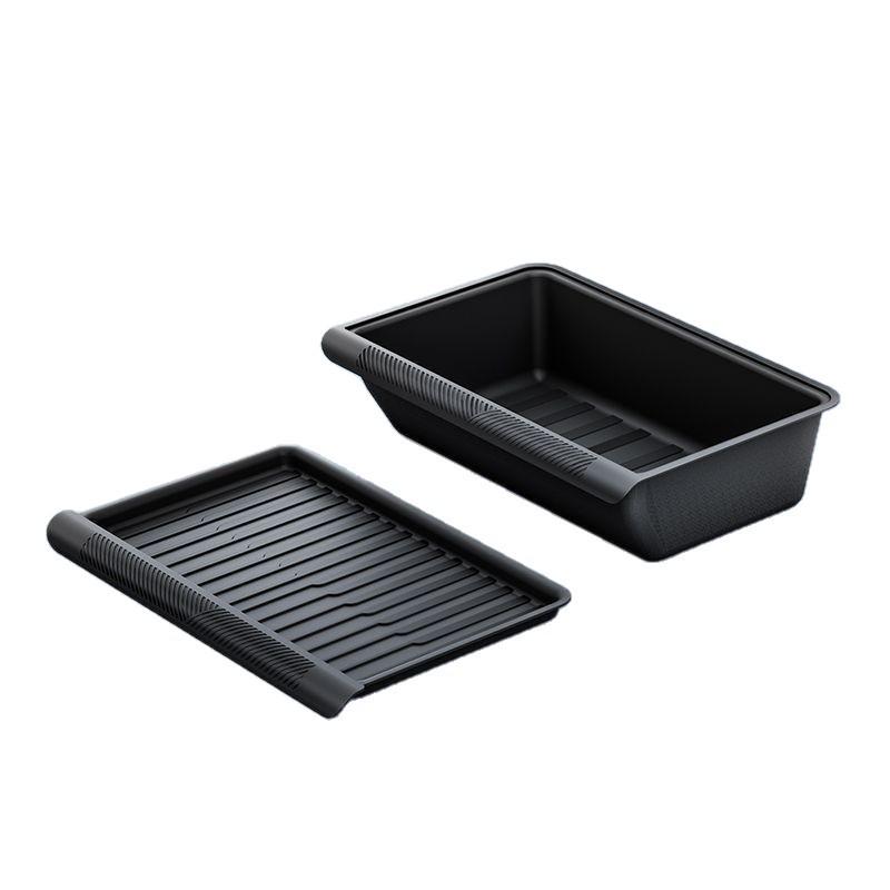 Tesla Model Y Under-Seat Storage Box Organizer: Perfect for Car Accessory Modifications