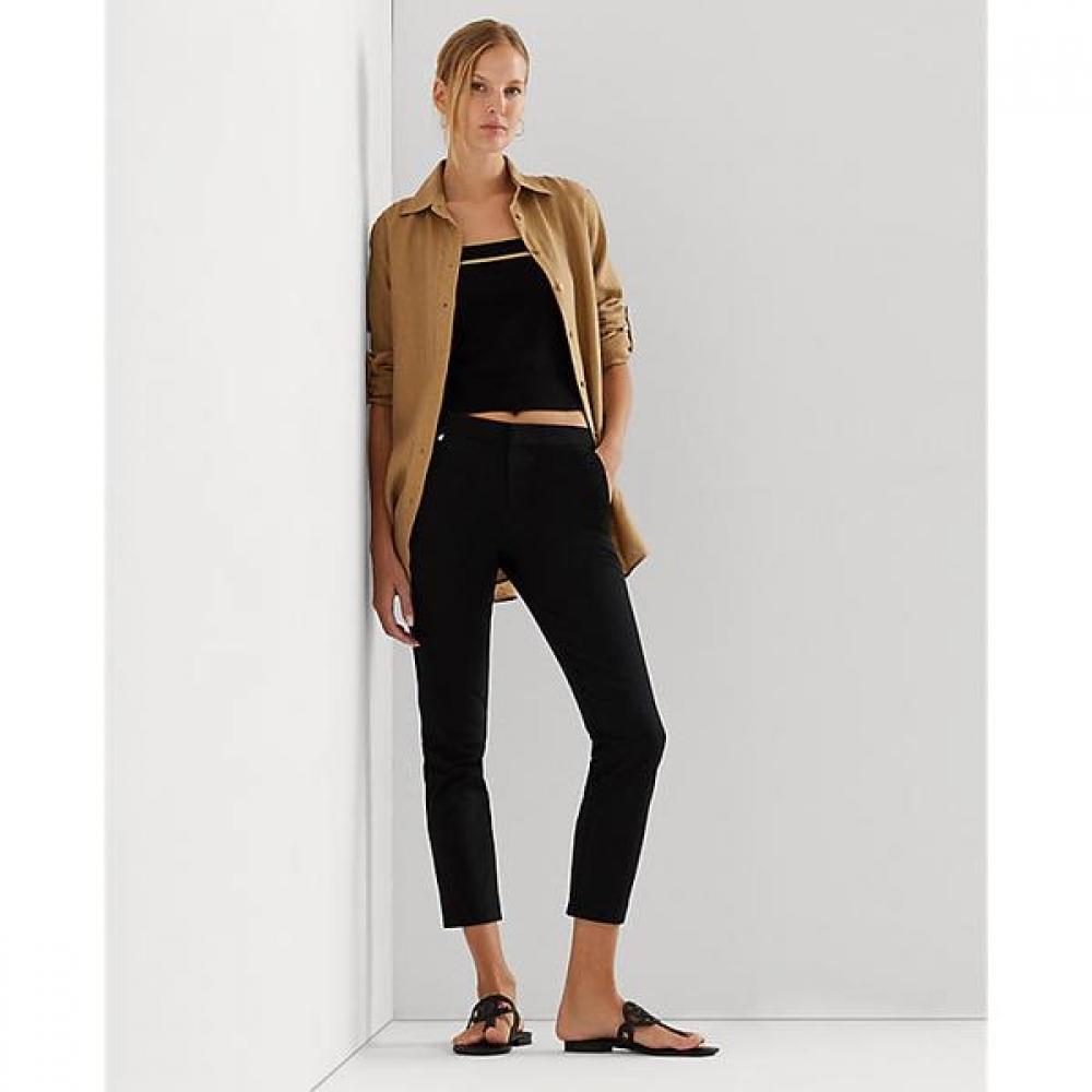 Lauren Ralph Lauren Stretch Cotton Skinny Pants  Wmlrpntsbw20009001 0