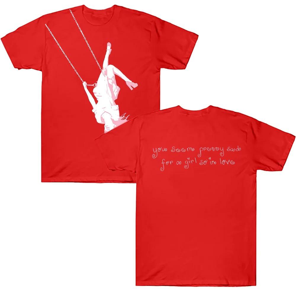 

Women Unisex Cotton Tees Swing Oversized Graphic Tshirt Olivia You Seem Pretty Sad for A Girl So in Love Fashion Short Sleeve Y2K 4XL