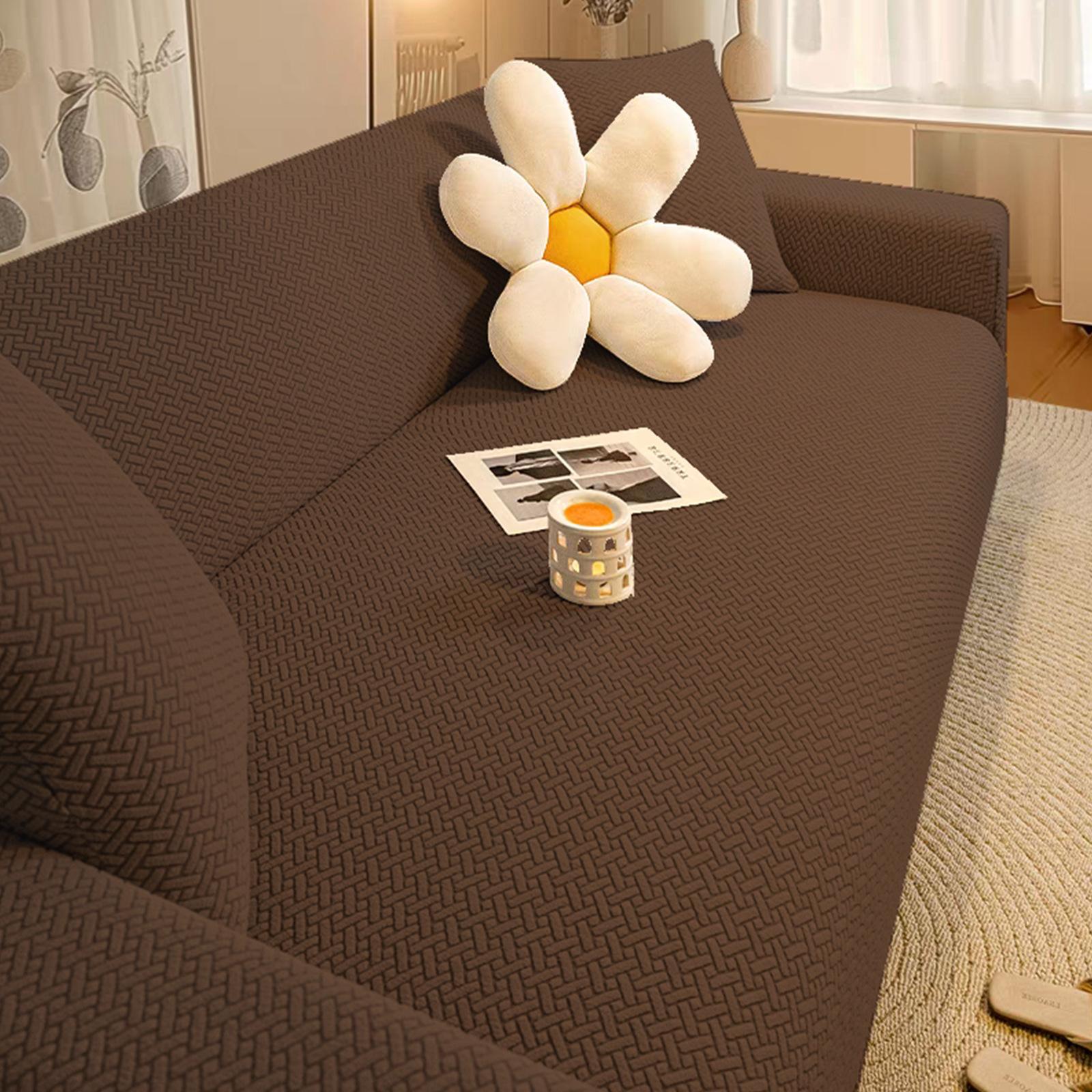 

Brushed T Shaped Elastic Sofa Cover Full Cover Four Season All in One Wear Resistant Non Slip Elastic Sofa Cover 90-140cm)