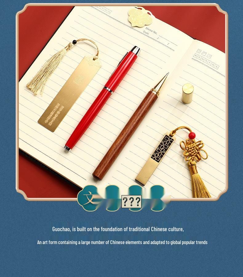 Palace Museum National Trend A5 Notebook Gift Set with Custom Logo