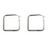 European and American exaggerated geometric square earrings, fashion temperament earrings ins cold wind earrings, niche personalized earrings