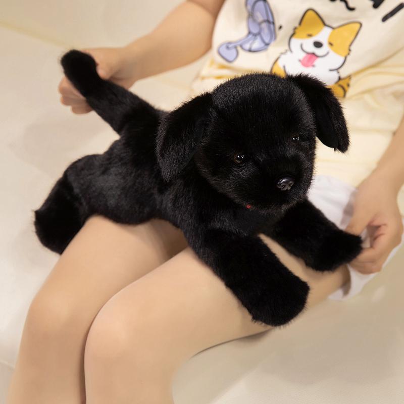 Simulation Golden Retriever Dog Stuffed Toy High Quality Lifelike Labrador Dog Plush Toy Hug Cartoon Animal Pillow Gift for Boy