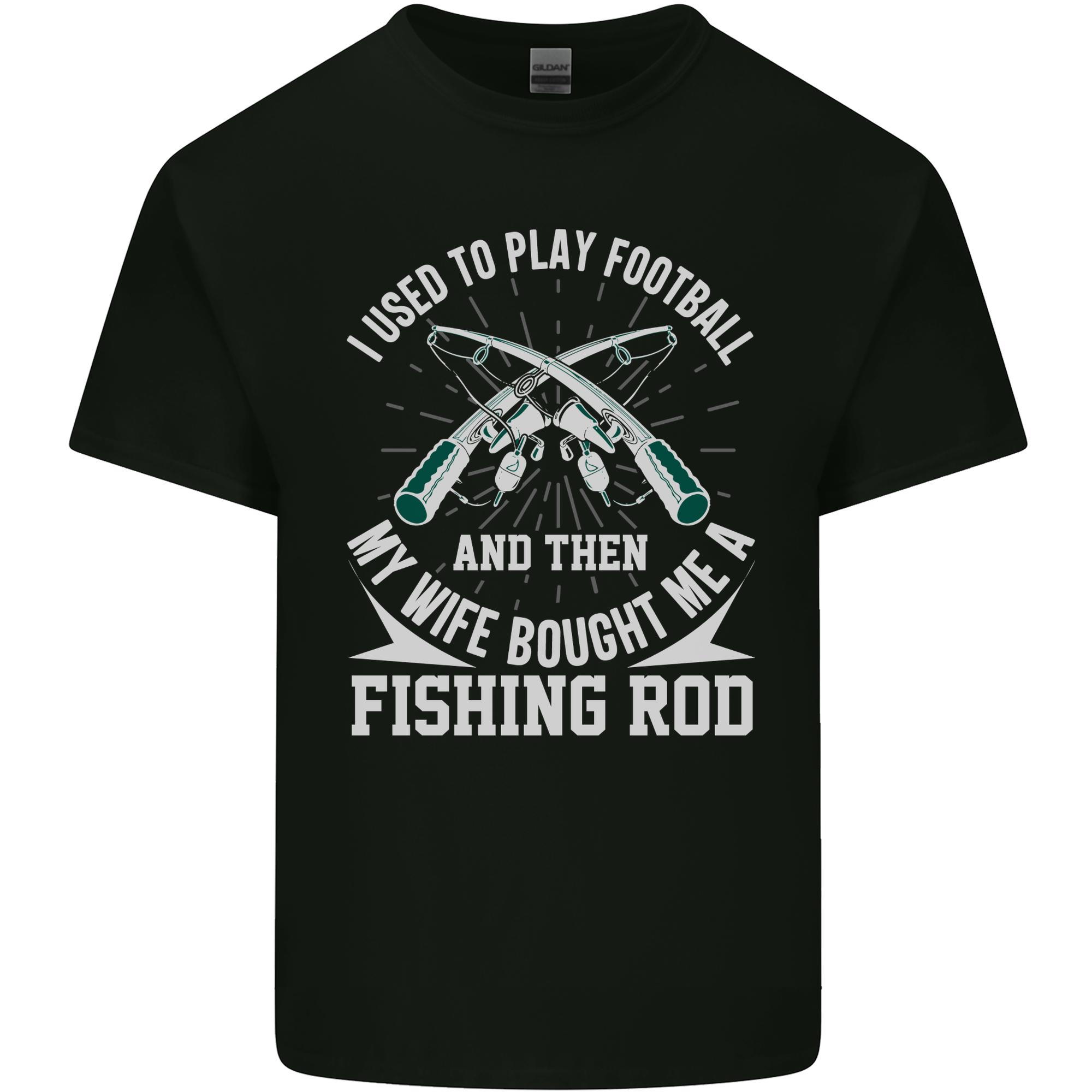 I Use to Play Football Funny Fishing FisherUnisex Unisexs Light Cotton TShirt S
