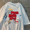 Find Your Way Good Day Cute Little Bear Mens Tshirts Hip Hop Oversize T-Shirt Fashion Summer Tops Casual Loose Couple T Shirts