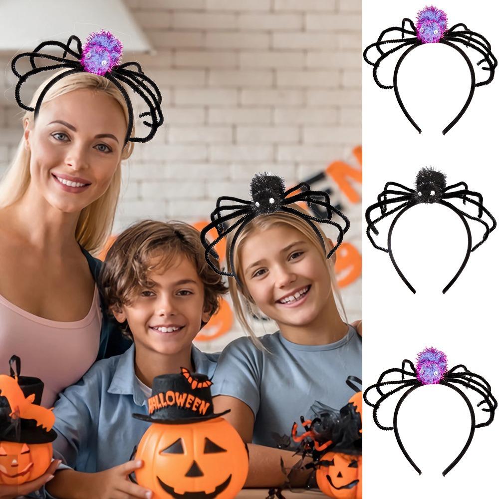 Novelty Women Hair Hoop Headwear Halloween Hairbands Halloween Spider Headband  Gift