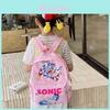 Rucsac Desen Animat Copii Sonic Cu Material Ușor din Nailon Pentru Grădiniță Școală