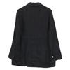chaos CH007016ER Black Linen Double Breasted 4B Tailored Jacket Jacket F blackUsed
