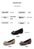 2026 Spring/Summer Suede Chunky Heel Pumps with Square Toe & Rhinestone Buckle