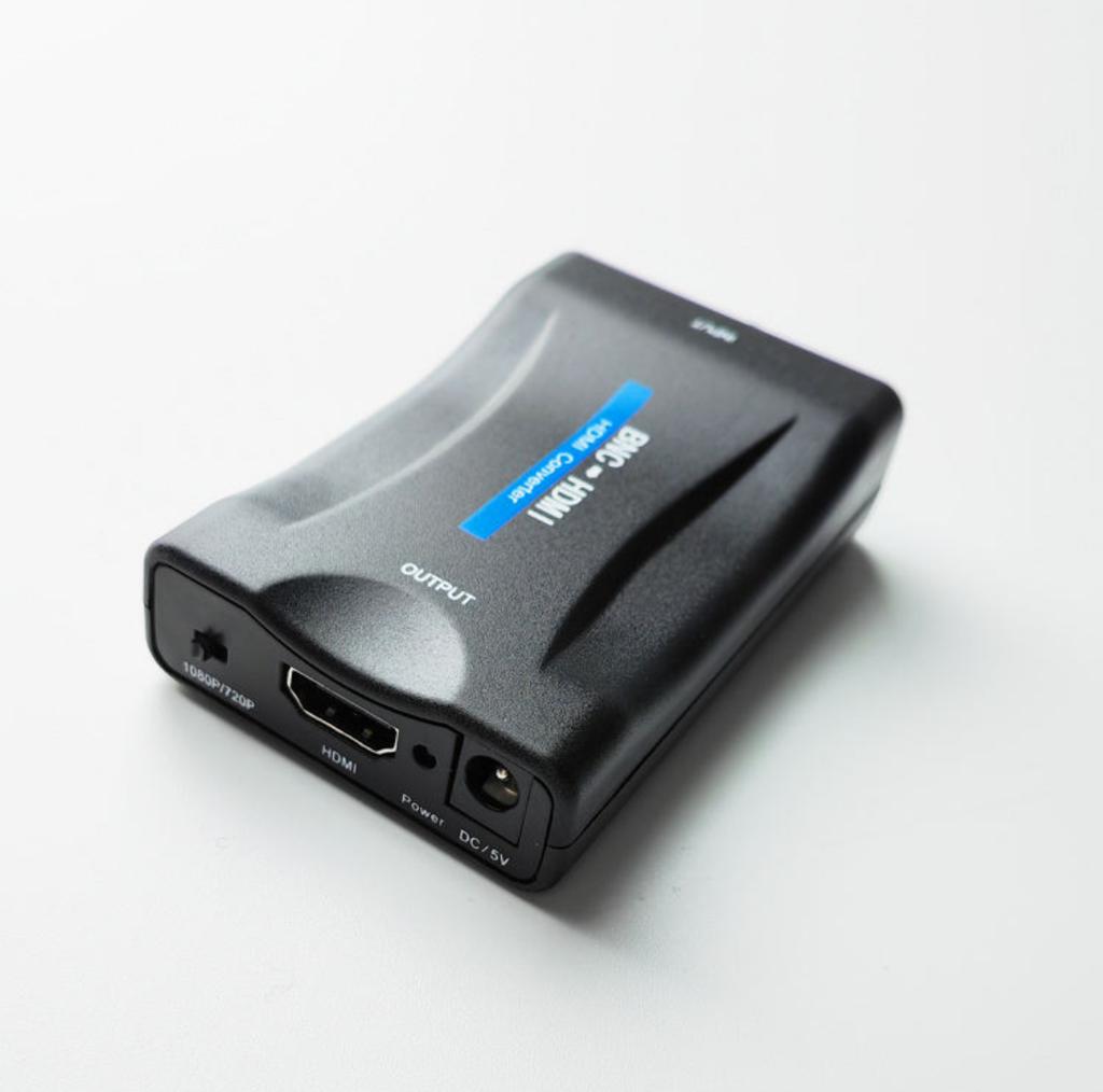 1080P Full HD, Plug and Play, External Power Included Compact BNC to HDM1 Video Audio Adapter Converter