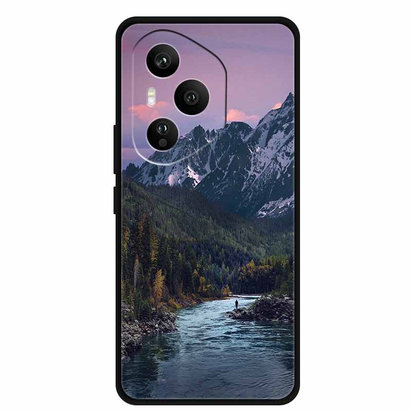 For Honor 400 Pro 5G Case Original Soft Silicone TPU Phone Cases Cover Honor400 Pro DNP-NX9 6.7" Fashion Protector Planet Capa