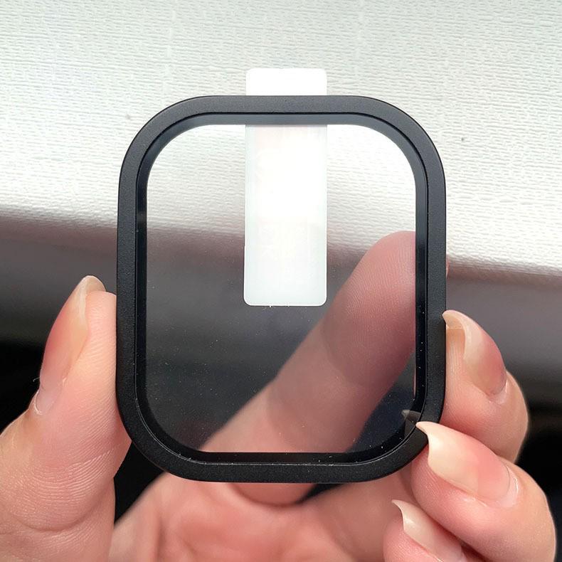 Apple Watch Ultra HD Tempered Film & Titanium Alloy Frame Bezel Protector 49mm