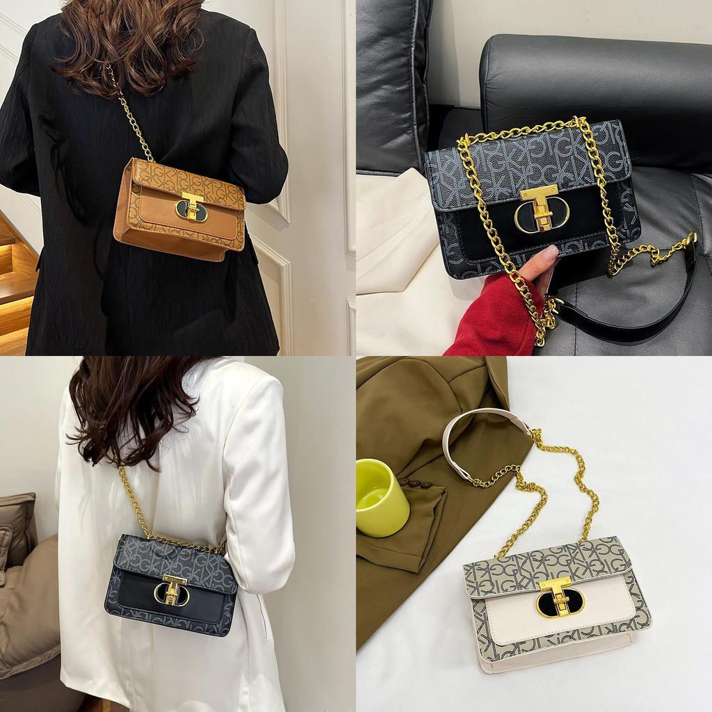 Minimalist Chic Crossbody Bag With Vintage Style And Trendy Street Fashion Elements