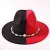 Popular European and American Classic Double-color Wide-brimmed Top Hat Men's and Women's Fashion OL Style Cowboy Hat Jazz Hat