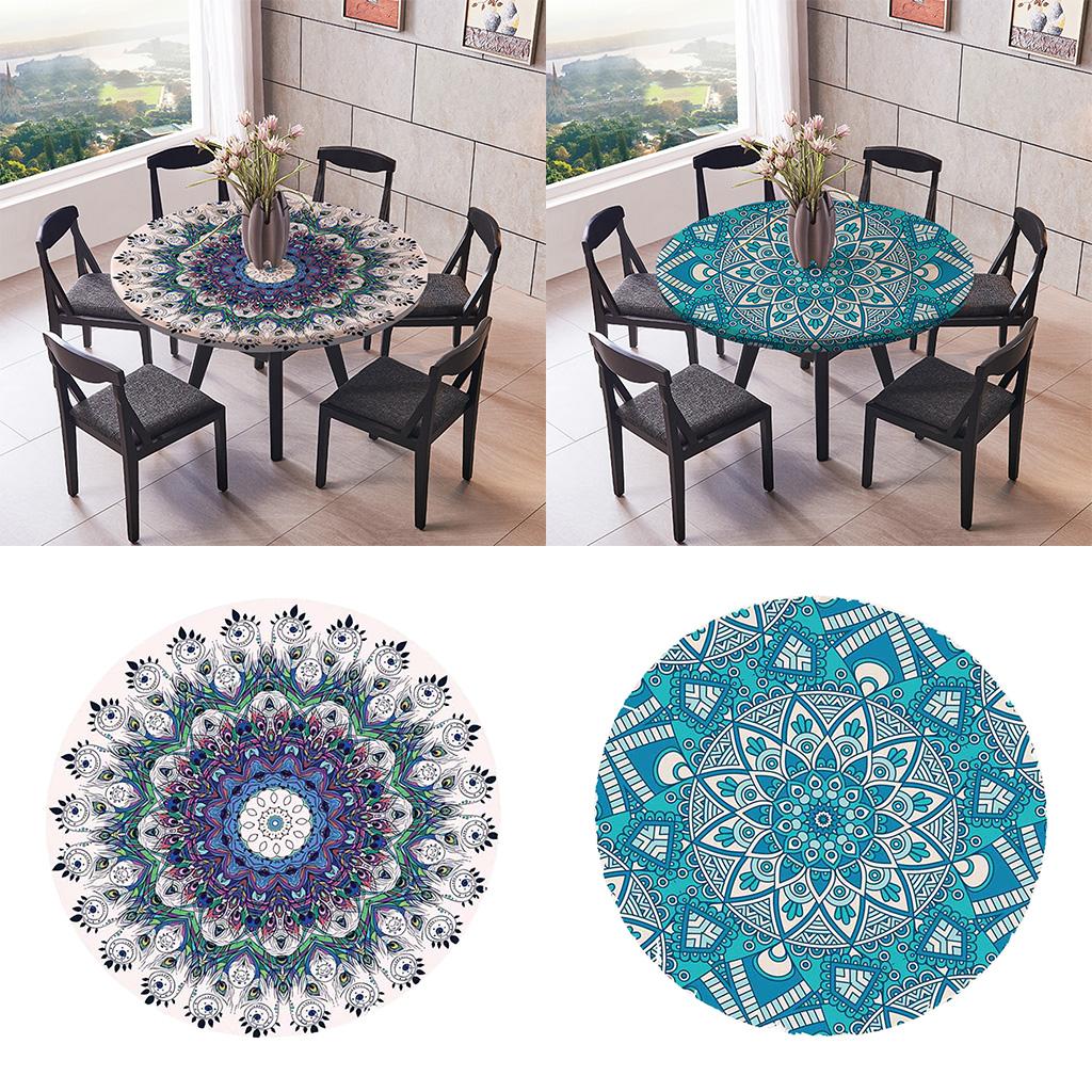 2 Cover Decoration Kitchen Tablecloth Multicolor Reusable Waterproof