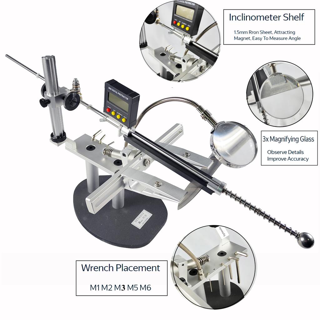 Sy Tools Beast Professional Apex Knife Sharpener, Knife Sharpening System For Kitchen Knife Outdoor Tool Scissors Grinding