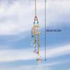 Moda Criativa Novo Pingente de Cristal Prismas de Janela Arco-Íris Sinos de Vento Sol Lua Apanhador de Luz Suspenso Ferramentas de Decoração Artesanal de Jardim