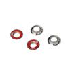 4x Glossy Chrome Car Interior Door Lock Pin Frame Cover Sticker For BMW E90 F30