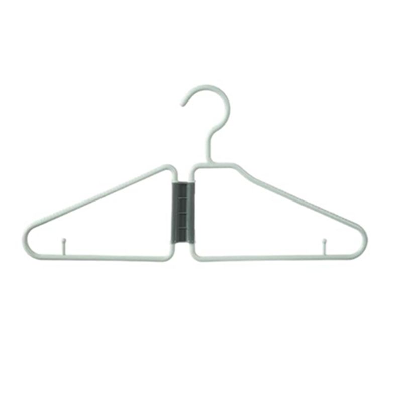 J1UL1N 16 Pièces Cintre Pliable, Cintre Pliable en Plastique, Cintre Pliant Portable pour Vêtements, Cintre Pliable de Voyage (vert)