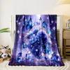 Multiple Sizes Purple Gem Butterfly Dream Printing Adult Children Warm Blankets Home Travel Car Soft Comfortable Luxury Gifts