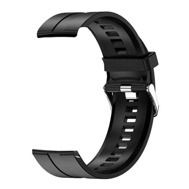 

SACOSDING оригинальный ремешок 22 мм. Silicone чёрный