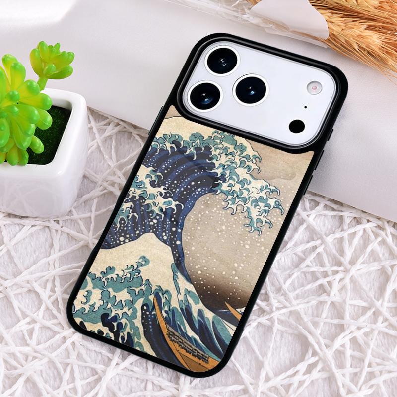 The Great Wave Off Kanagawa Shockproof Phone Case for iPhone 17 Air 16e 15 11 12 14 13 Pro Max Cover Coque