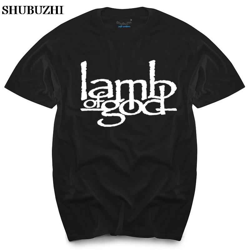 

t-shirt mens x3XL Lamb of God shirt men s top tees cotton tee-shirt euro size new shubuzhi brand 4XL