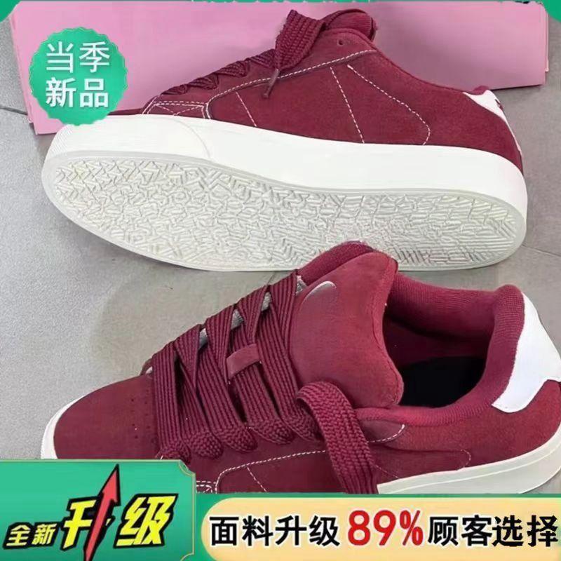 Niche original shoes Guochao women's shoes spring and summer canvas casual versatile red sports campus wind