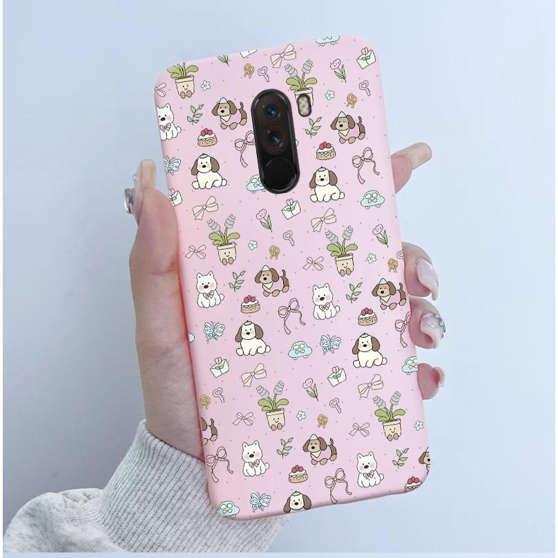 For Pocophone F1 Case Cute Cartoon Panda TPU Soft Silicone Phone Case For Xiaomi Pocophone F1 Back Cover PocoF1 Poco F 1 Fundas