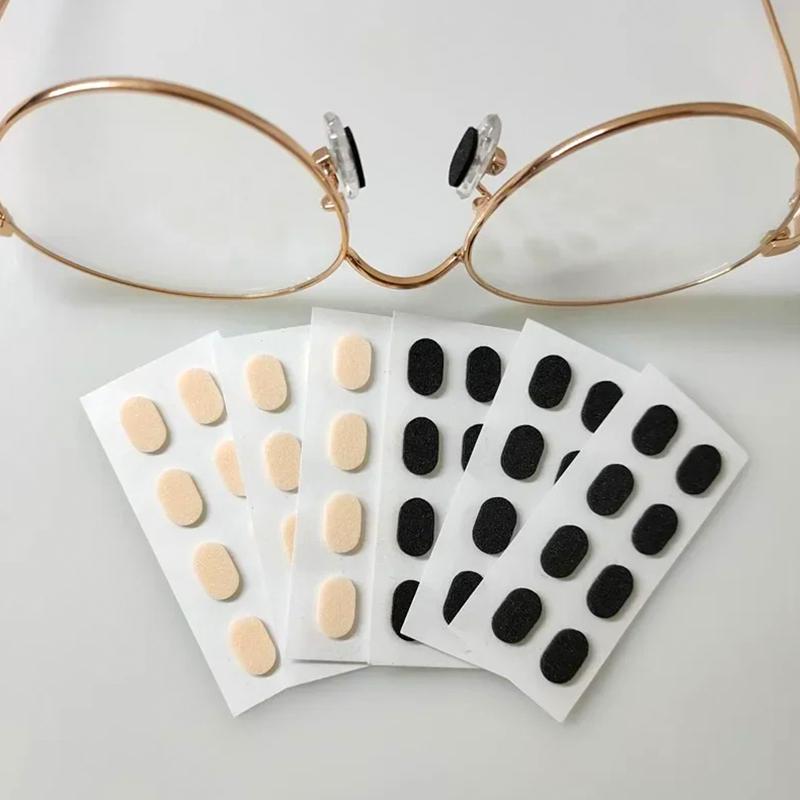 4 Pairs/Stickers Lightweight Wear Glasses Anti Slip Stability Wide Adaptability Skin Friendly Breathable