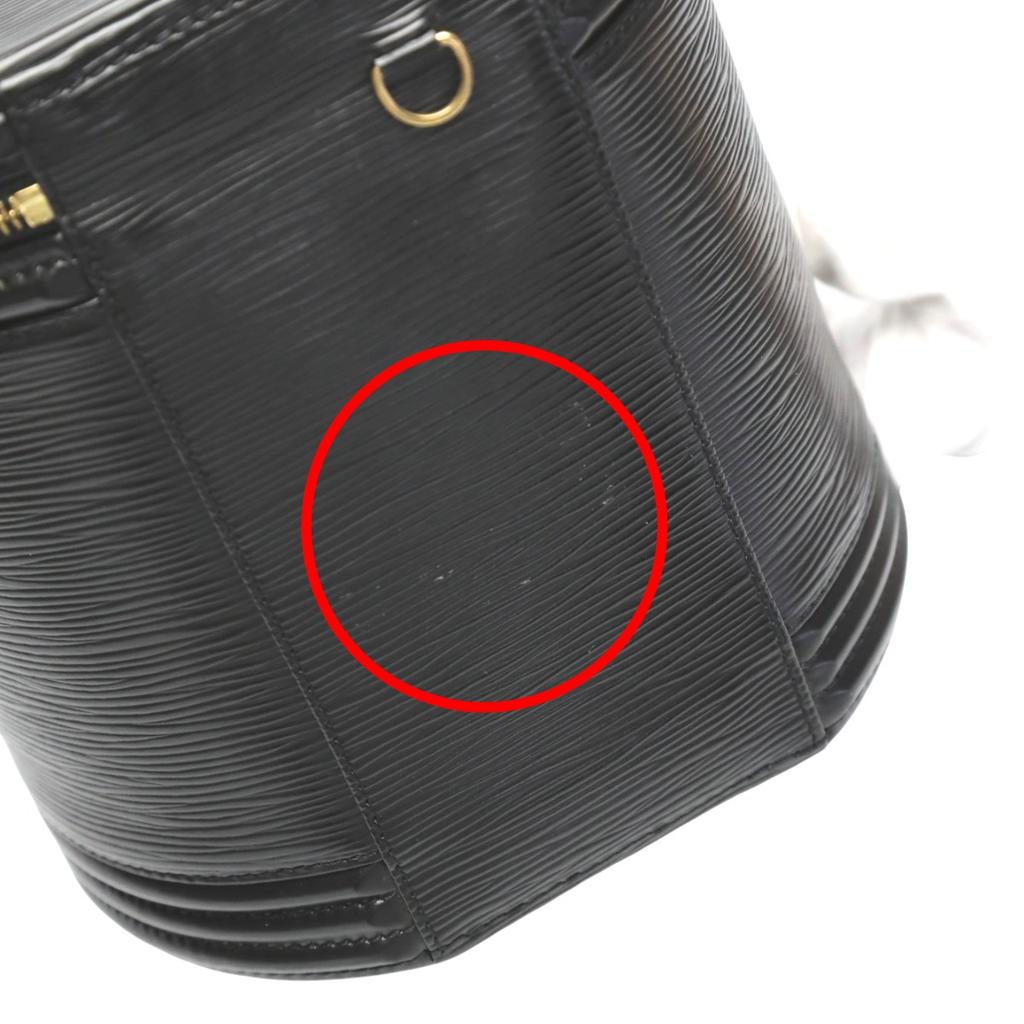 LOUIS VUITTON Epi Cannes Handbag Epi Leather black Women M48032 Used