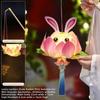 Creative with LED Light Lotus Lanterns Glowing Lightweight Flower Lantern Handheld Paper Lamp Mid-Autumn Festival