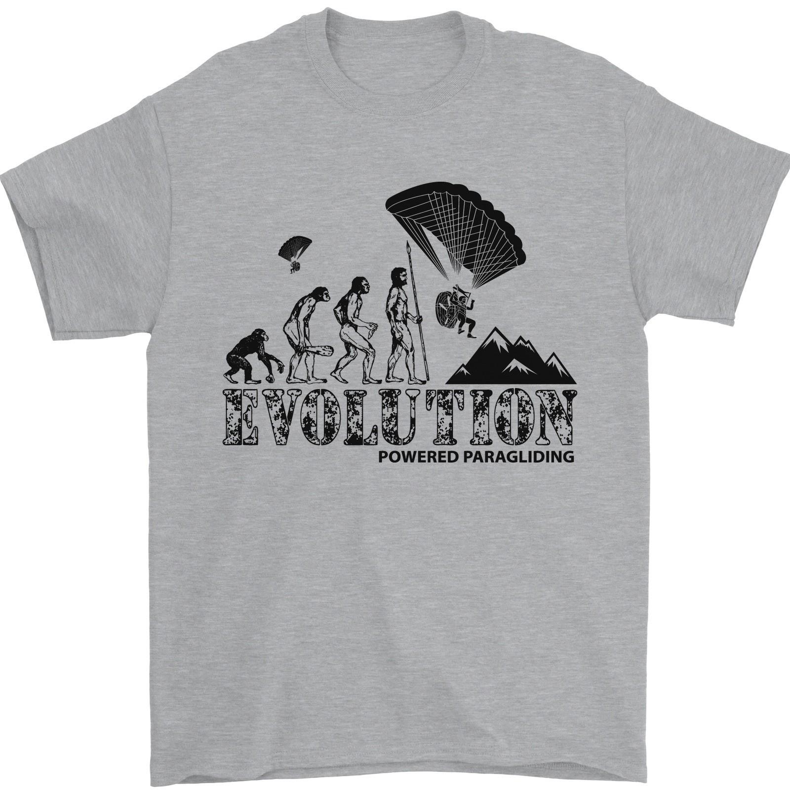 Powered Paragliding Evolution Paraglider Mens T-Shirt 100% Cotton 2XL